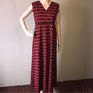 Vintage 60s Mod maxi dress size S